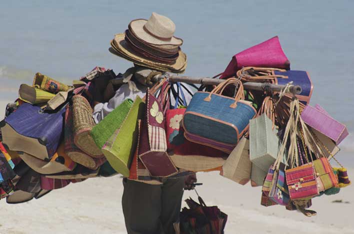 beach shopping